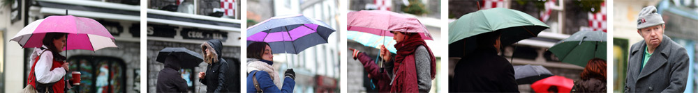 Galway, street style, galway fashion, rain