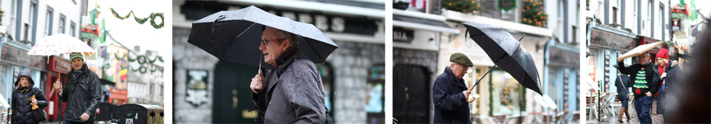 Galway, street style, galway fashion, rain