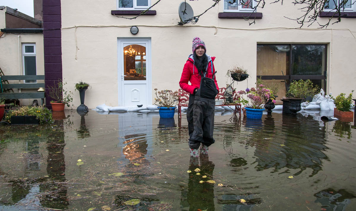 photos roundfort winter flood on farm