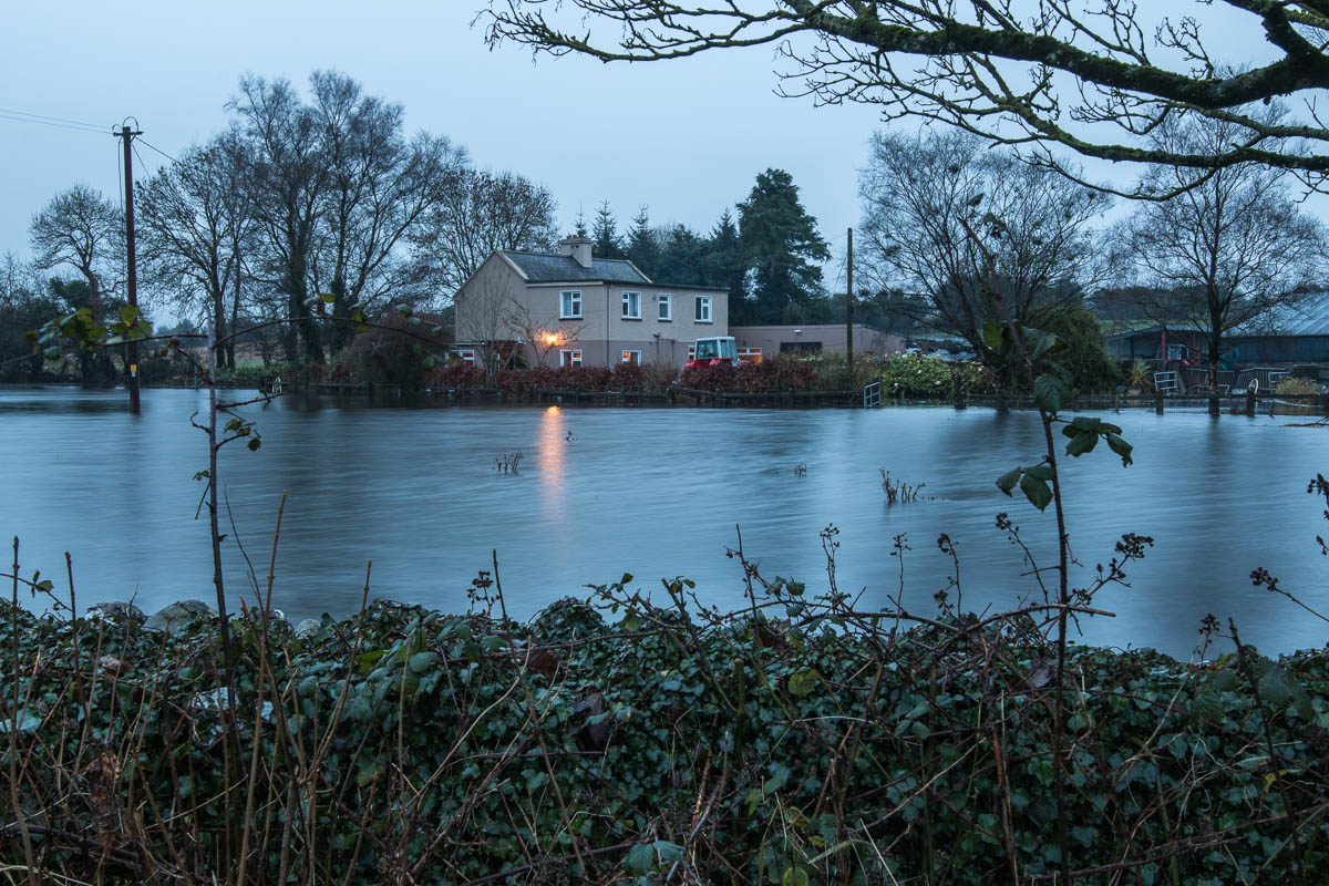 photos roundfort winter flood on farm
