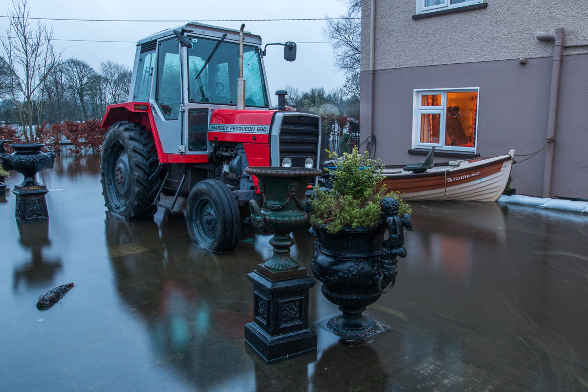 photos roundfort winter flood on farm